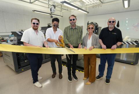 Trash Lab Ribbon Cutting