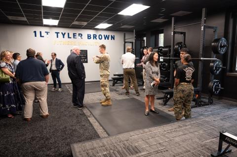 Lt. Tyler Brown Fitness Facility Dedication