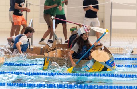 Cardboard Boat Race