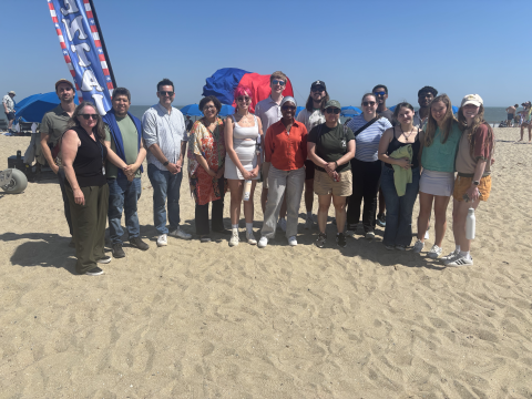 Class members spent the first day on the beach at Tybee Island learning how beach nourishment and dune restoration are helping preserve one of the most popular beaches in the southeast.